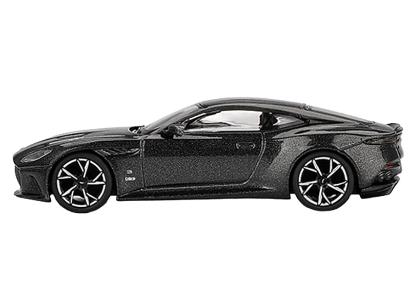 Aston Martin DBS RHD (Right Hand Drive) "007 Edition" Black Metallic Limited Edition 1/64 Diecast Model Car by Mini GT