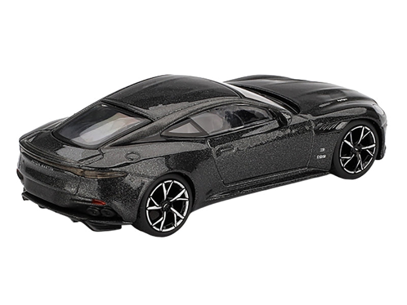 Aston Martin DBS RHD (Right Hand Drive) "007 Edition" Black Metallic Limited Edition 1/64 Diecast Model Car by Mini GT