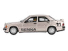 Mercedes-Benz 190E 2.3-16 #11 Ayrton Senna Winner "Nurburgring Race of Champions" (1984) with Driver Figure Limited Edition 1/64 Diecast Model Car by Mini GT