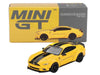 Ford Mustang "LB-Works" Triple Yellow with Black Stripes Limited Edition 1/64 Diecast Model Car by Mini GT