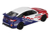 Honda Civic TYPE R "2024 Pace Car HRC" White with Red and Blue Graphics Limited Edition 1/64 Diecast Model Car by Mini GT