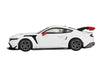 Ford Mustang GTD "Spirit of America" White with Red and Blue Stripes Limited Edition 1/64 Diecast Model Car by Mini GT