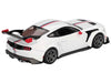 Ford Mustang GTD "Spirit of America" White with Red and Blue Stripes Limited Edition 1/64 Diecast Model Car by Mini GT