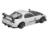 Mazda RX-7 RE-Amemiya Silver Metallic with Matt Black Hood Limited Edition 1/64 Diecast Model Car by Mini GT