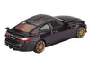 BMW M4 M-Performance Daytona Violet Metallic with Carbon Top Limited Edition 1/64 Diecast Model Car by Mini GT