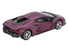 Lamborghini Revuelto Viola 30th Matt Purple Metallic Limited Edition 1/64 Diecast Model Car by Mini GT