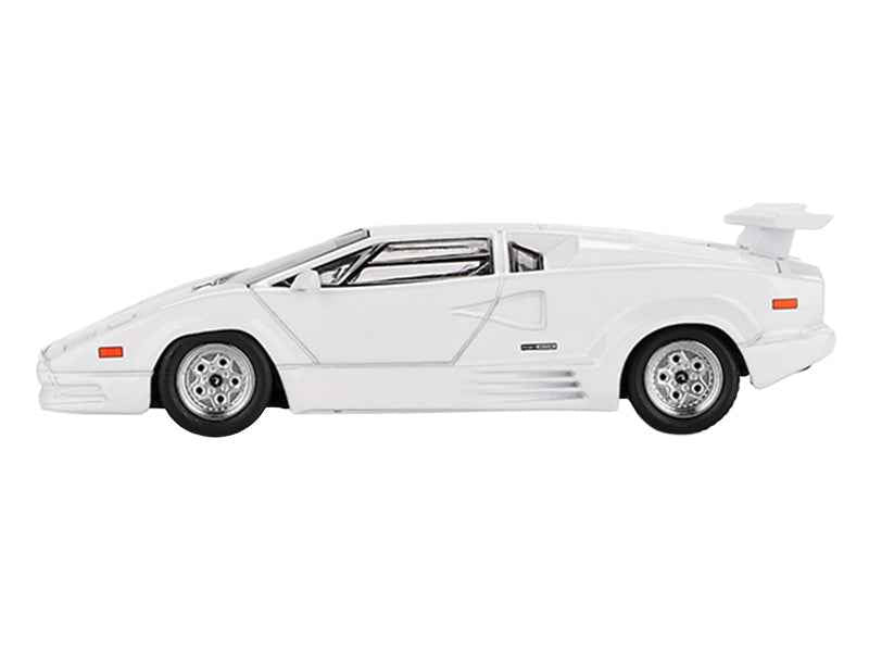 Lamborghini Countach "25th Anniversary" White Limited Edition 1/64 Diecast Model Car by Mini GT
