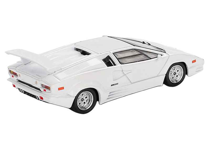 Lamborghini Countach "25th Anniversary" White Limited Edition 1/64 Diecast Model Car by Mini GT
