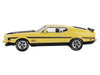 Ford Mustang Mach 1 Grabber Yellow with Black Hood and Stripes Limited Edition 1/64 Diecast Model Car by Mini GT