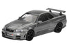 Nissan Skyline GT-R (NISMO BNR34 CRS Version) RHD (Right Hand Drive) Dark Metal Gray Metallic Limited Edition 1/64 Diecast Model Car by Mini GT