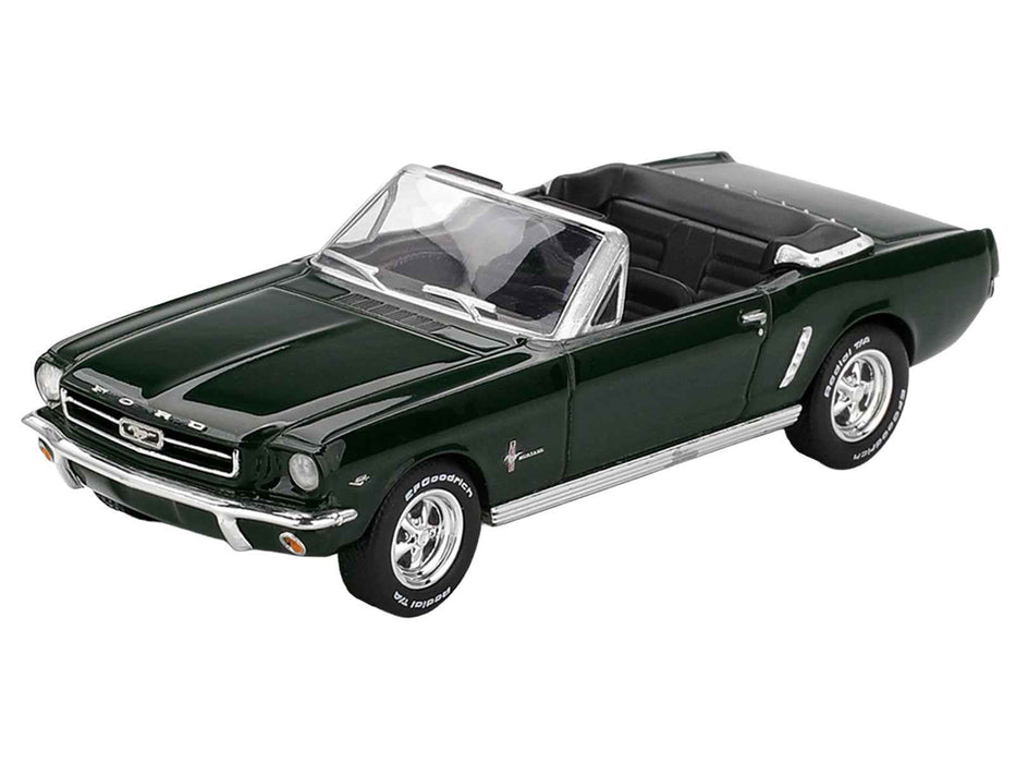 1964 Ford Mustang Convertible Highland Green Limited Edition 1/64 Diecast Model Car by Mini GT