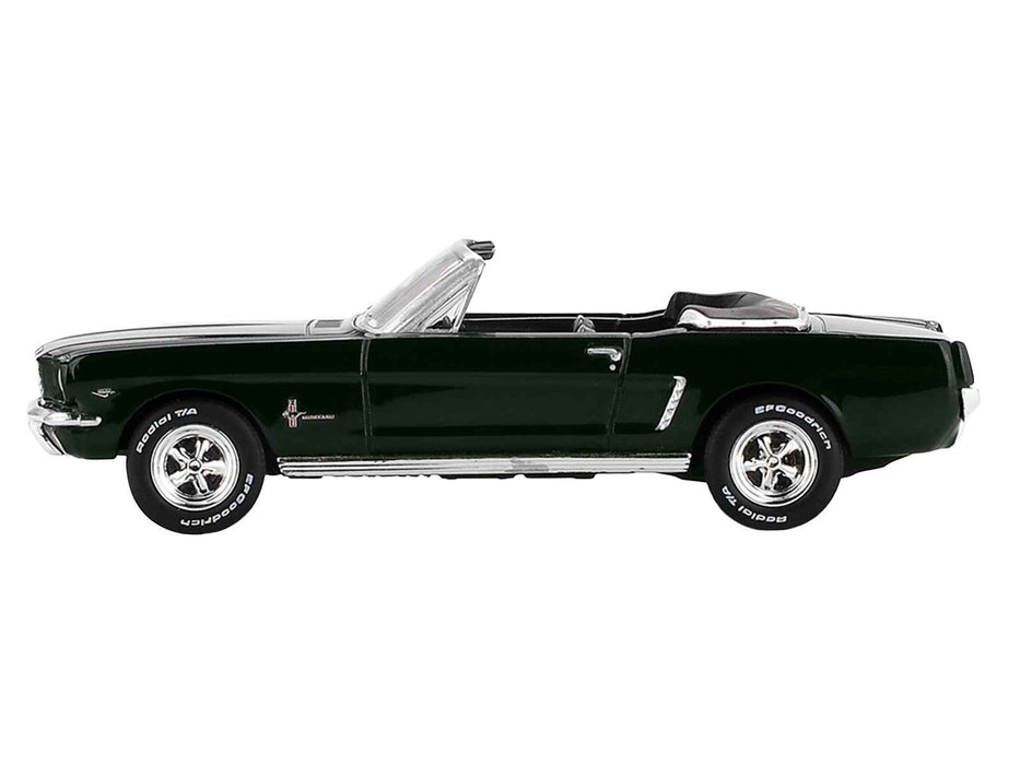 1964 Ford Mustang Convertible Highland Green Limited Edition 1/64 Diecast Model Car by Mini GT
