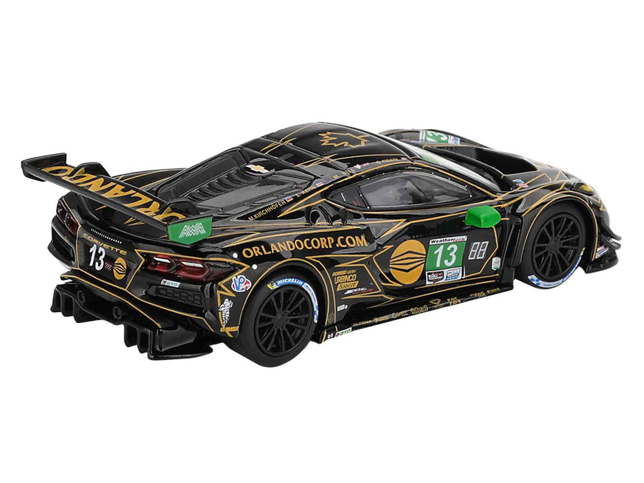 Chevrolet Corvette Z06 GT3.R #13 Matt Bell - Orey Fidani - Lars Kern - Marvin Kirchhofer "AWA" GTD Class Winner IMSA "24 Hours of Daytona" (2025) 1/64 Diecast Model Car by Mini GT