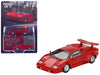 Lamborghini Countach "25th Anniversary" Red Limited Edition 1/64 Diecast Model Car by Mini GT