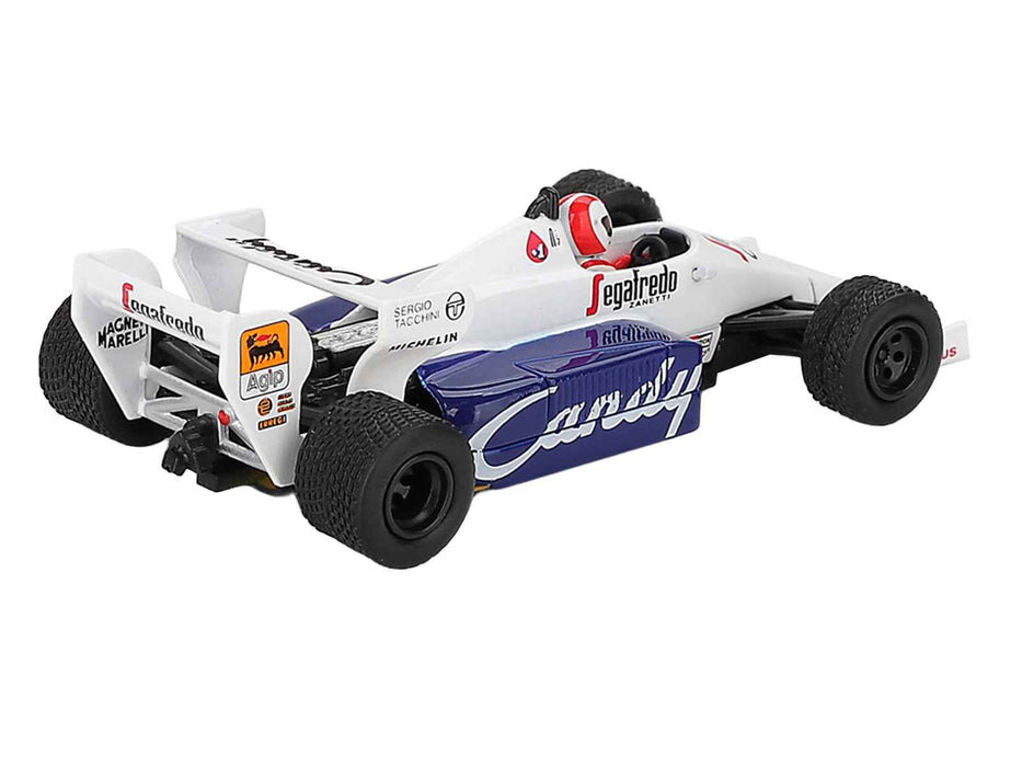 Toleman TG184 #20 Johnny Cecotto Formula One F1 "Monaco GP" (1984) with Driver Figure Limited Edition 1/64 Diecast Model Car by Mini GT