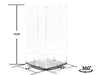 Acrylitower Showcase 24 Car Display Desktop Spinner with Cover Clear "Mijo Exclusives" for 1/64 Scale Models