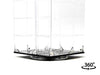Acrylitower Showcase 24 Car Display Desktop Spinner with Cover Clear "Mijo Exclusives" for 1/64 Scale Models