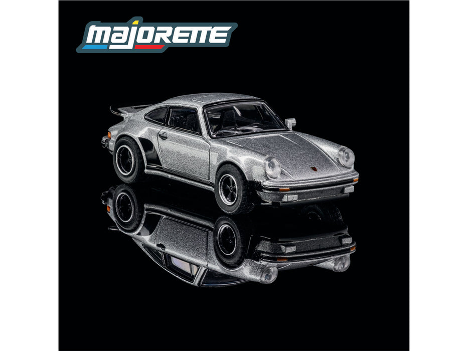 1975 Porsche 930 Turbo Silver Metallic "Collection" Series 1/64 Diecast Model Car by Majorette