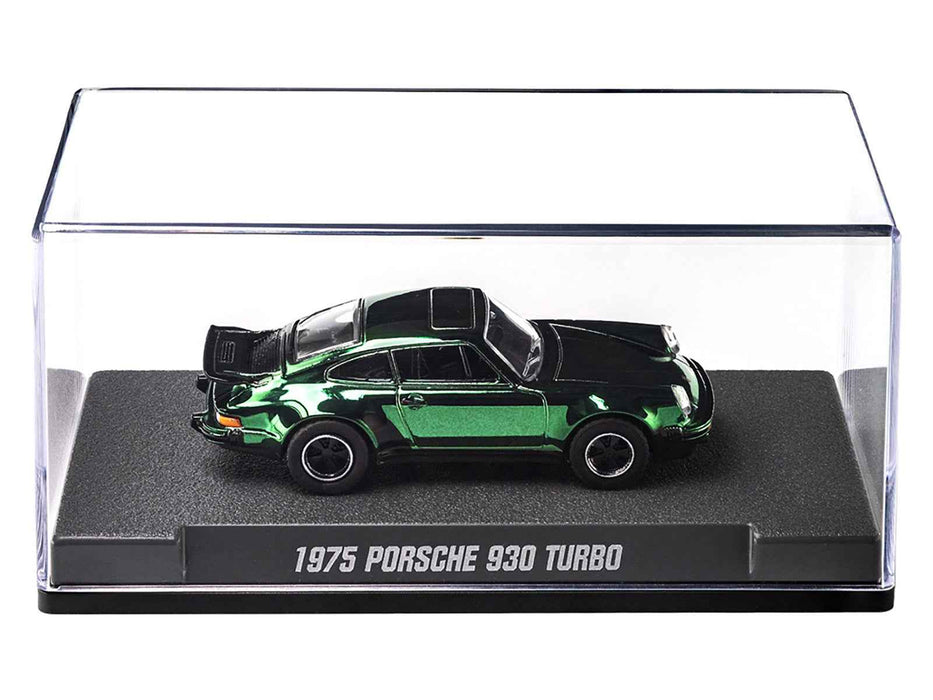 1975 Porsche 930 Turbo Green Metallic "Collection" Series 1/64 Diecast Model Car by Majorette