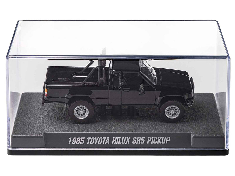 1985 Toyota Hilux SR5 Pickup Truck Black "Collection" Series 1/64 Diecast Model Car by Majorette