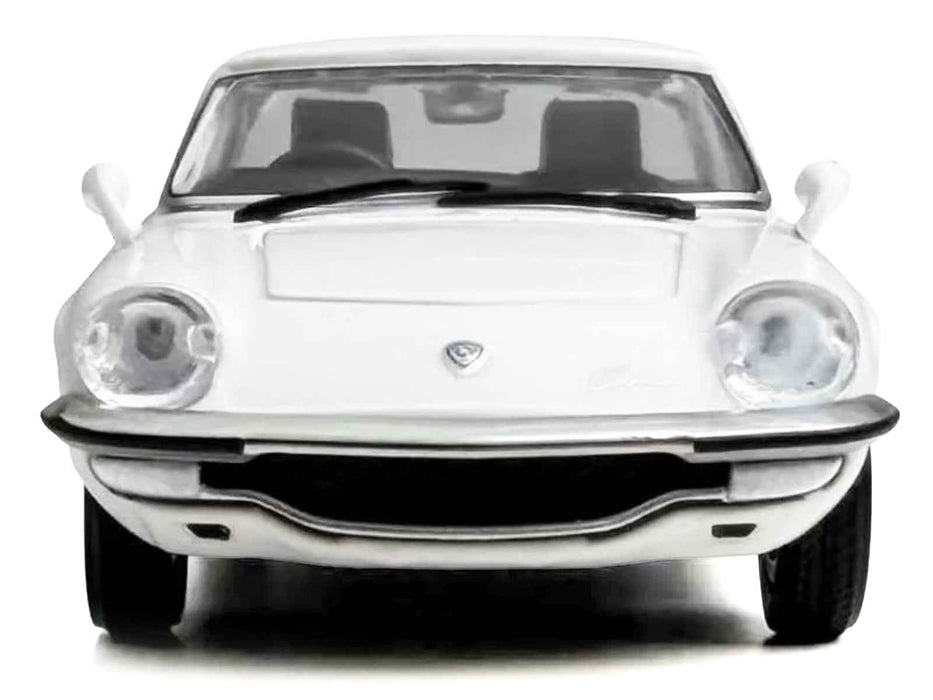 1968 Mazda 110 S Cosmo Sport RHD (Right Hand Drive) White 1/64 Diecast Model Car by Model Model