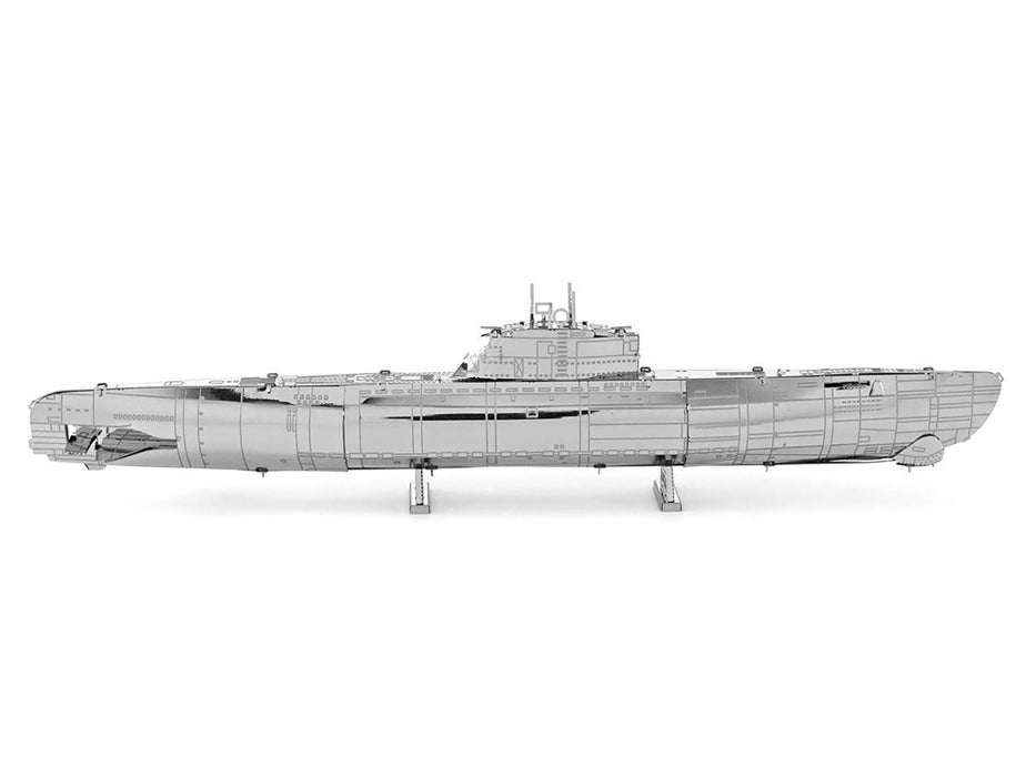 Model Kit German U-Boat Type XXI Submarine (Challenging Difficulty) Steel Model by Metal Earth