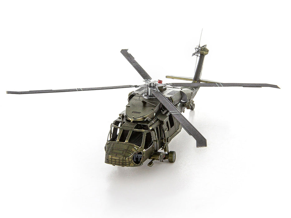 Model Kit Sikorsky Black Hawk Helicopter "United States Army" (Moderate Difficulty) Steel Model by Metal Earth