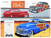 Skill 3 Model Kit 1947 Chevrolet Fleetmaster 3-in-1 Kit 1/25 Scale Model by Moebius