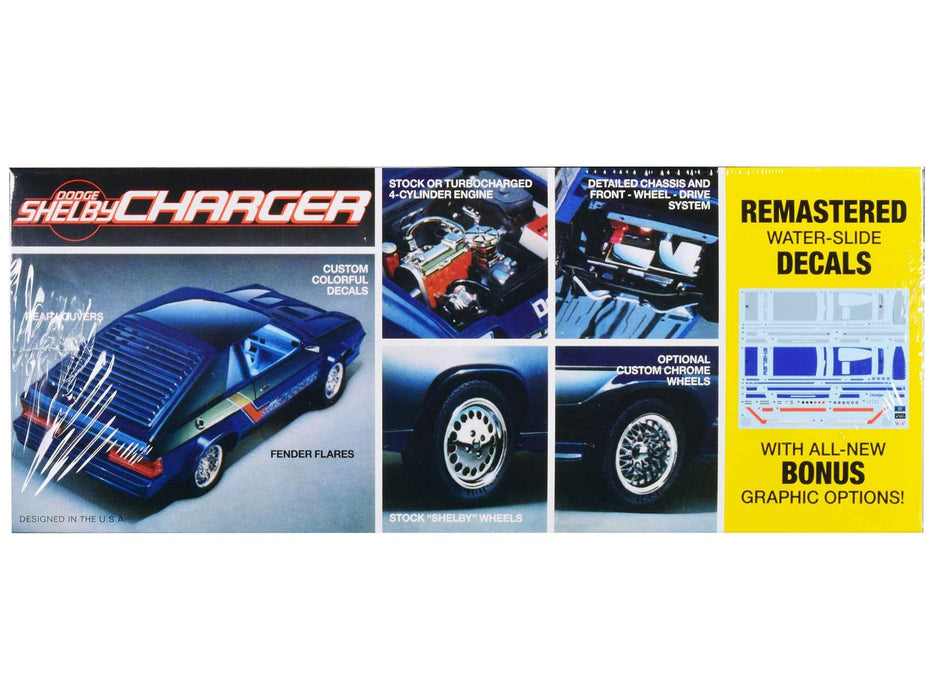 Skill 2 Model Kit 1986 Dodge Shelby Charger 1/25 Scale Model by MPC