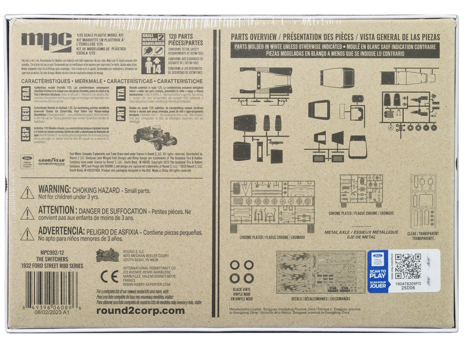 Skill 2 Model Kit 1932 Ford Street Rod Series "The Switchers" 1/25 Scale Model by MPC