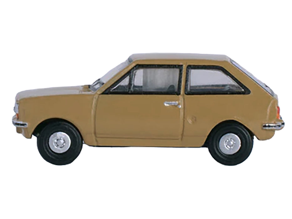 Ford Fiesta Mk1 RHD (Right Hand Drive) Nevada Beige 1/148 (N) Scale Diecast Model Car by Oxford Diecast