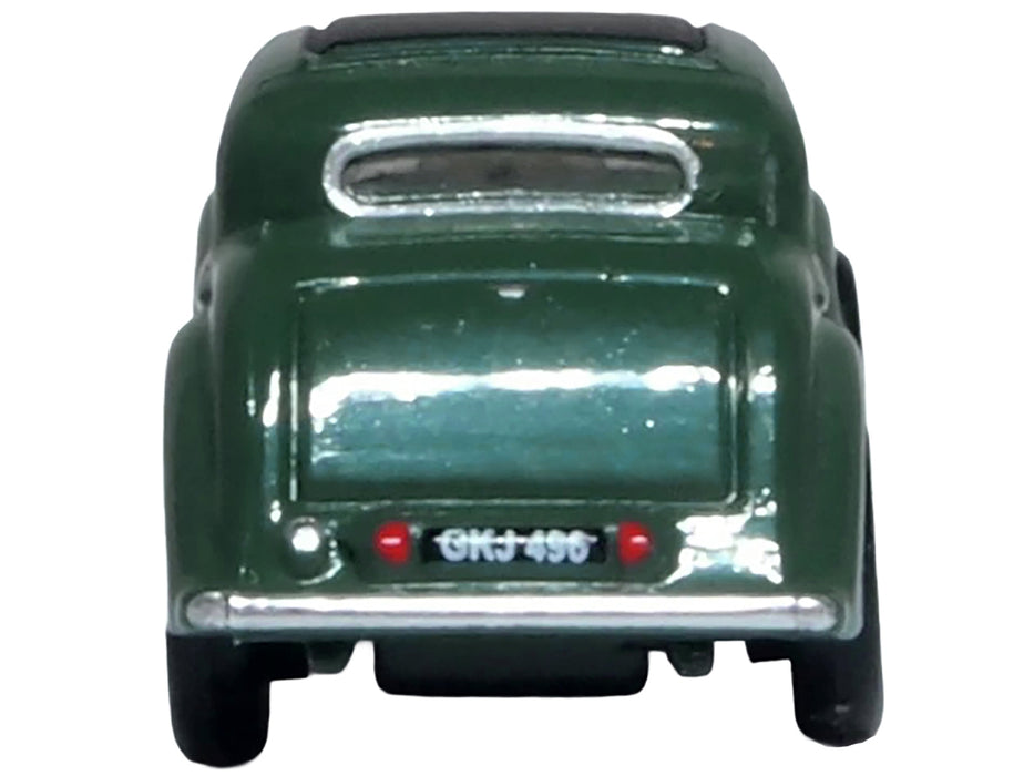 Jaguar SS RHD (Right Hand Drive) Suede Green with Black Top 1/148 (N) Scale Diecast Model Car by Oxford Diecast