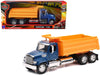 Freightliner 114SD Dump Truck Blue and Yellow "Long Haul Trucker" Series 1/32 Diecast Model by New Ray - Miniature Motors