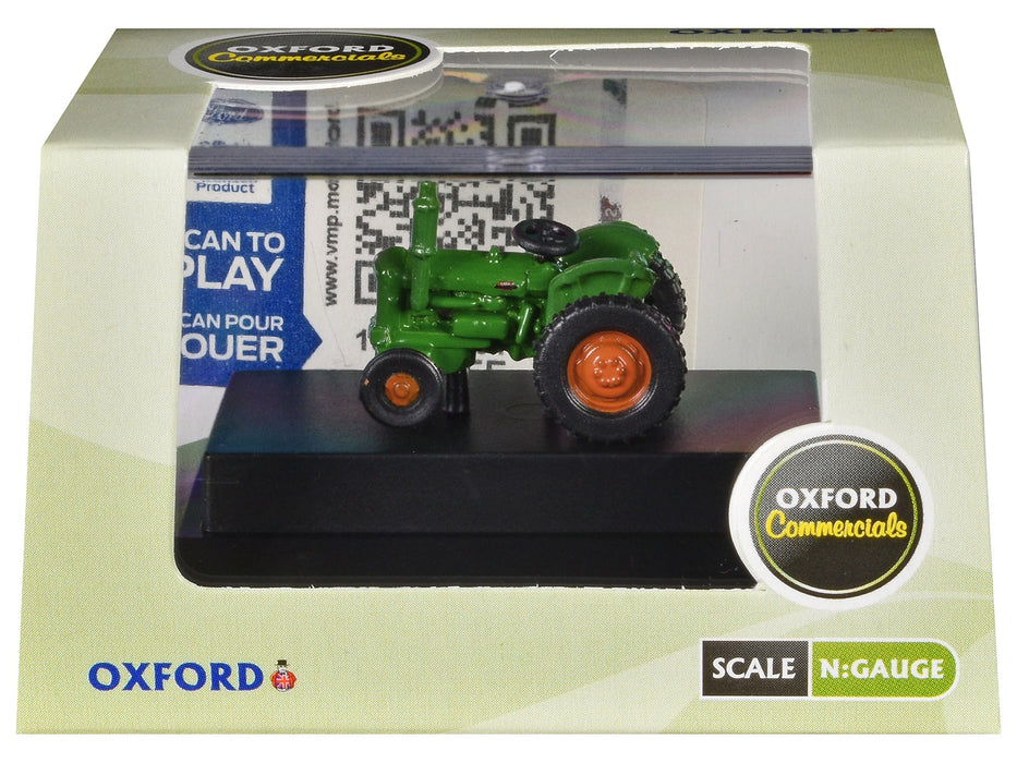 Fordson Tractor Green with Orange Wheels 1/148 (N) Scale Diecast Model Car by Oxford Diecast