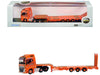 Volvo FH4 Truck RHD (Right Hand Drive) with Low Boy Trailer "Crouch Recovery" Orange with Graphics 1/148 (N) Scale Diecast Model Car by Oxford Diecast
