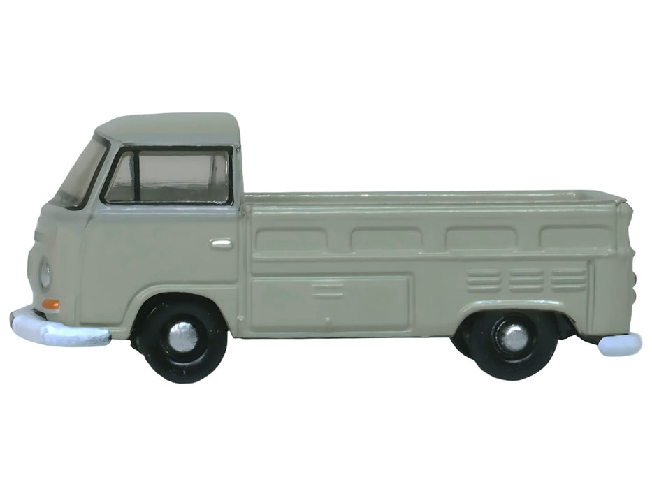 Volkswagen T2 Pickup Truck Light Gray 1/148 (N) Scale Diecast Model Car by Oxford Diecast