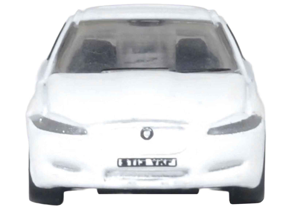 Jaguar XF RHD (Right Hand Drive) Polaris White 1/148 (N) Scale Diecast Model Car by Oxford Diecast