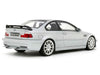 2001 BMW E46 M3 GTR Street Titan Silver Metallic 1/18 Model Car by Otto Mobile