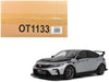 2024 Honda Civic Type R Mugen Group B RHD (Right Hand Drive) Matt Silver Metallic with Black Hood Limited Edition to 999 pieces Worldwide 1/18 Model Car by Otto Mobile