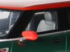 2021 Mini Clubman (F54) JCW British Green Metallic with Red Top and Stripes Limited Edition to 999 pieces Worldwide 1/18 Model Car by Otto Mobile