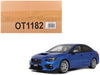 2015 Subaru WRX Sti S207 RHD (Right Hand Drive) Blue Pearl Metallic Limited Edition to 2000 pieces Worldwide 1/18 Model Car by Otto Mobile