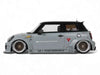 2015 Mini Cooper R56 LB-Works "LB Nation" Gray with Black Top Limited Edition to 999 pieces Worldwide 1/18 Model Car by Otto Mobile