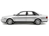 Audi S4 (C4) 4.2 V8 Crystal Silver Metallic Limited Edition to 2000 pieces Worldwide 1/18 Model Car by Otto Mobile