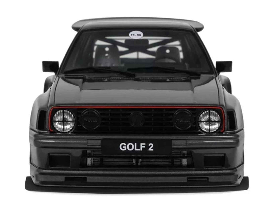 2021 Volkswagen Golf II GTI by Khyzyl Saleem Ascot Gray Metallic Limited Edition to 3000 pieces Worldwide 1/18 Model Car by Otto Mobile