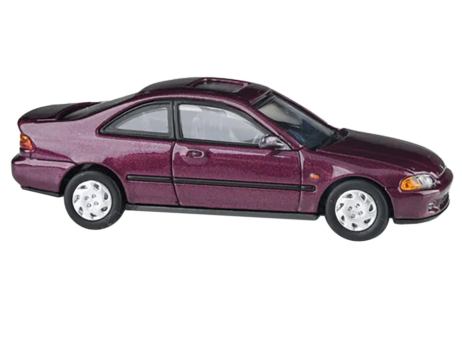 1995 Honda Civic Coupe EJ1 Camellia Red Metallic 1/64 Diecast Model Car by Paragon Models