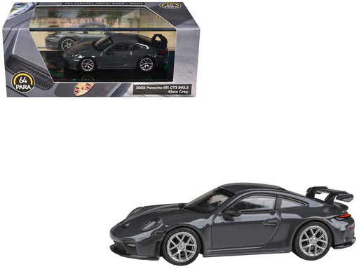 2025 Porsche 911 GT3 (992.2) Slate Gray 1/64 Diecast Model Car by Paragon Models