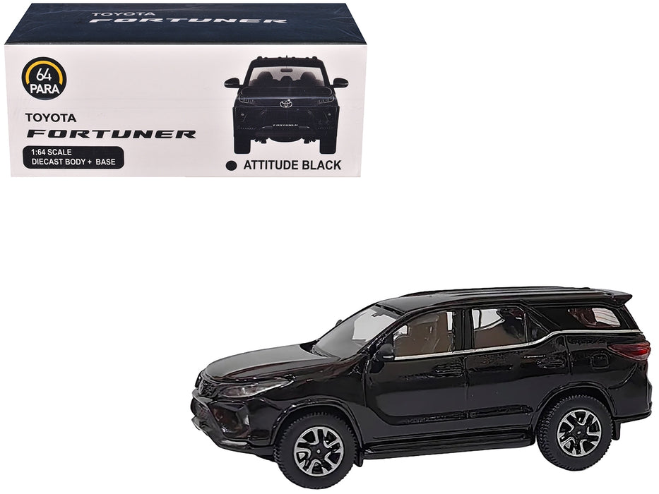 2023 Toyota Fortuner Attitude Black 1/64 Diecast Model Car by Paragon Models