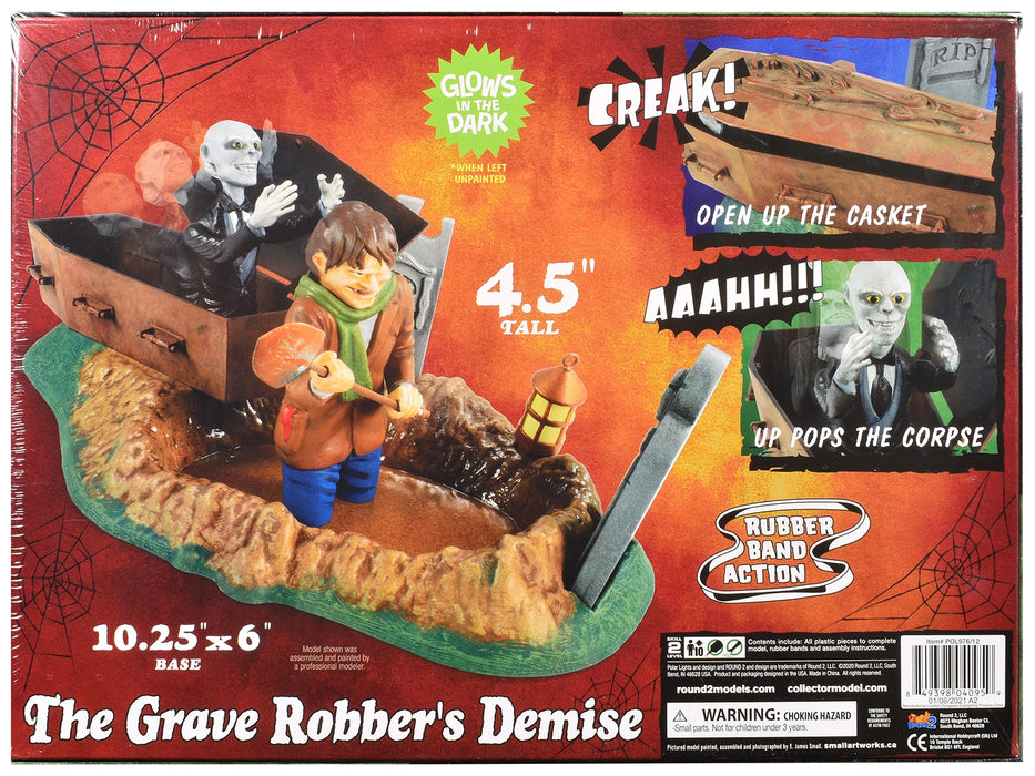 Skill 2 Model Kit Haunted Manor "The Grave Robber's Demise" Diorama Set 1/12 Scale Model by Polar Lights