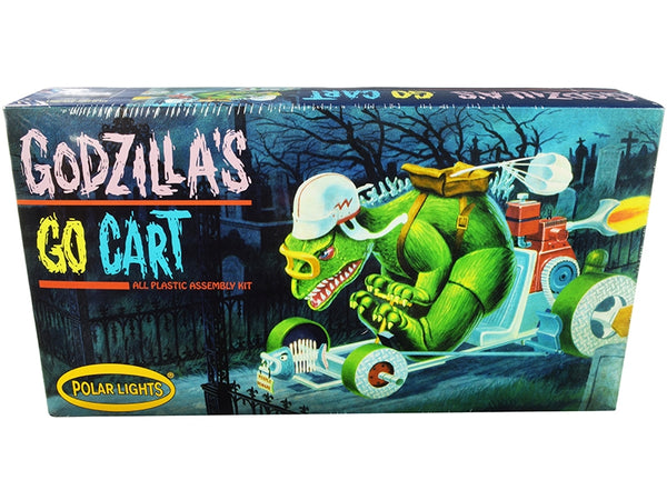 Skill 2 Model Kit Godzilla's Go Cart Model Kit by Polar Lights - Miniature Motors