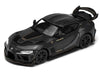 Toyota Supra DarwinPro Black with Gold Accents "Enigma Exclusive Edition" 1/64 Diecast Model Car by Pop Race